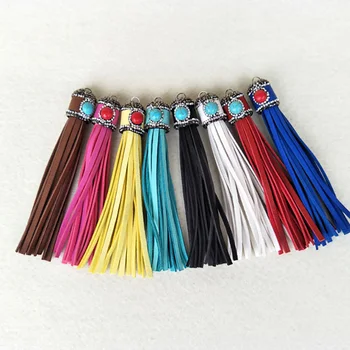 8pcs Sparkly Rhinestone Leather Tassel Pendant for Jewelry DIY design,leather tassel charm For Necklace Jewelry Finding P578
8pcs Sparkly Rhinestone Leather Tassel Pendant for Jewelry DIY design,leather tassel charm For Necklace Jewelry Finding P578
