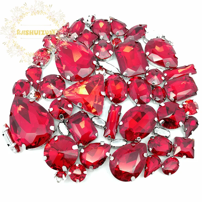 Hugely Popular MIX red Crystal Glass Sewing Rhinestones Bottom DIY Women's Dresses and Shoes 52pcs 23sizes 10shapes
Hugely Popular MIX red Crystal Glass Sewing Rhinestones Bottom DIY Women's Dresses and Shoes 52pcs 23sizes 10shapes