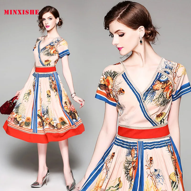 Summer new Women Dress 2019 Sexy Vintage Bodycon Elegant Retro v neck printing Floral Midi Casual Club party night Long Dress
Summer new Women Dress 2019 Sexy Vintage Bodycon Elegant Retro v neck printing Floral Midi Casual Club party night Long Dress