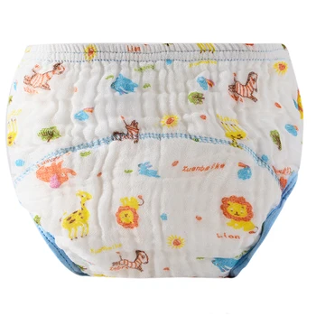Baby Cloth Diaper Gauze Anti-side Leakage Baby Cartoon Learning Pants Washable Training Nappies Reusable Nappy
Baby Cloth Diaper Gauze Anti-side Leakage Baby Cartoon Learning Pants Washable Training Nappies Reusable Nappy
