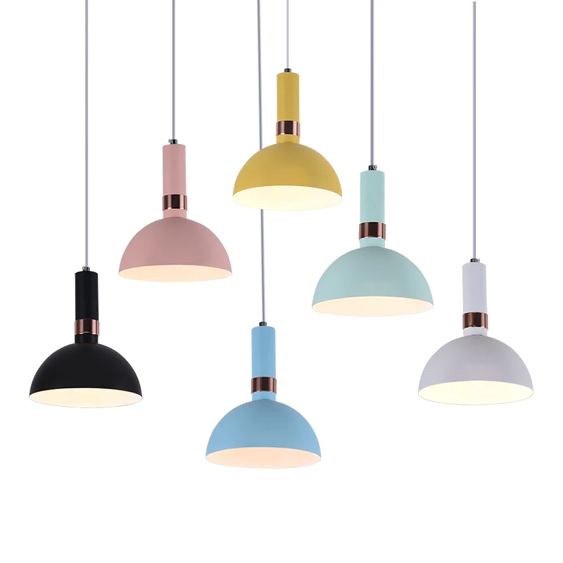 New arrival Nordic modern pendant lights macarons color colorful kids room deco dorplight dining room 3 lamp lighting fixture
New arrival Nordic modern pendant lights macarons color colorful kids room deco dorplight dining room 3 lamp lighting fixture