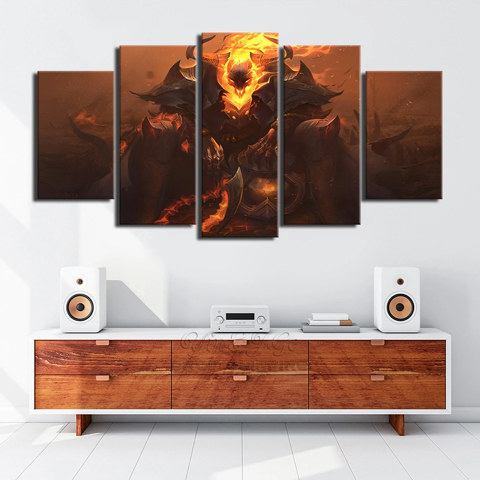 Modular Hd Printed Picture Home Decor 5 Panel LOL League Of Legends Paintings Game Canvas Poster Wall Art Living Room Framework
Modular Hd Printed Picture Home Decor 5 Panel LOL League Of Legends Paintings Game Canvas Poster Wall Art Living Room Framework