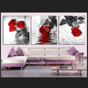 Romantic DIY Diamond Mosaic embroidery Living Room decoration Red water rose HandMade Diamond Paintings Cross Stitch Kits
Romantic DIY Diamond Mosaic embroidery Living Room decoration Red water rose HandMade Diamond Paintings Cross Stitch Kits