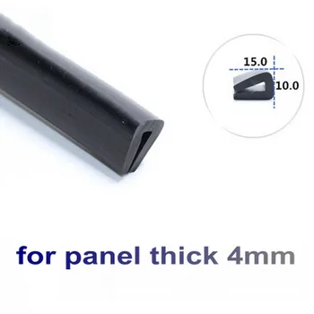 Rubber Sealing U Strip 15x10x15mm for 3 - 4mm thick Glass Metal Car Wood Panel Board Edge Encloser Shield Black
Rubber Sealing U Strip 15x10x15mm for 3 - 4mm thick Glass Metal Car Wood Panel Board Edge Encloser Shield Black