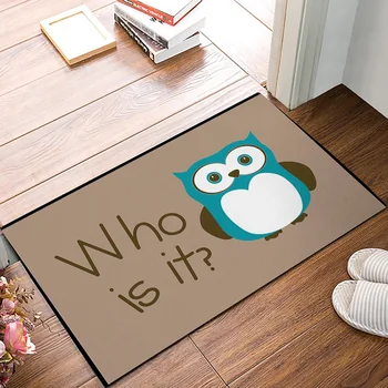 Who Is It Owl Doormat, Indoor/Outdoor Non-slip Rubber Welcome Mats Floor Rug for Bathroom/Front Entryway
Who Is It Owl Doormat, Indoor/Outdoor Non-slip Rubber Welcome Mats Floor Rug for Bathroom/Front Entryway