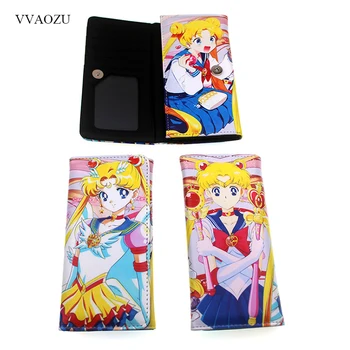 Sailor Moon Long Wallets PU Leather Cute Tsukino Usagi Women Wallet Clutch Ladies Hasp Zipper Coin Purses Card & ID Holders 
Sailor Moon Long Wallets PU Leather Cute Tsukino Usagi Women Wallet Clutch Ladies Hasp Zipper Coin Purses Card & ID Holders