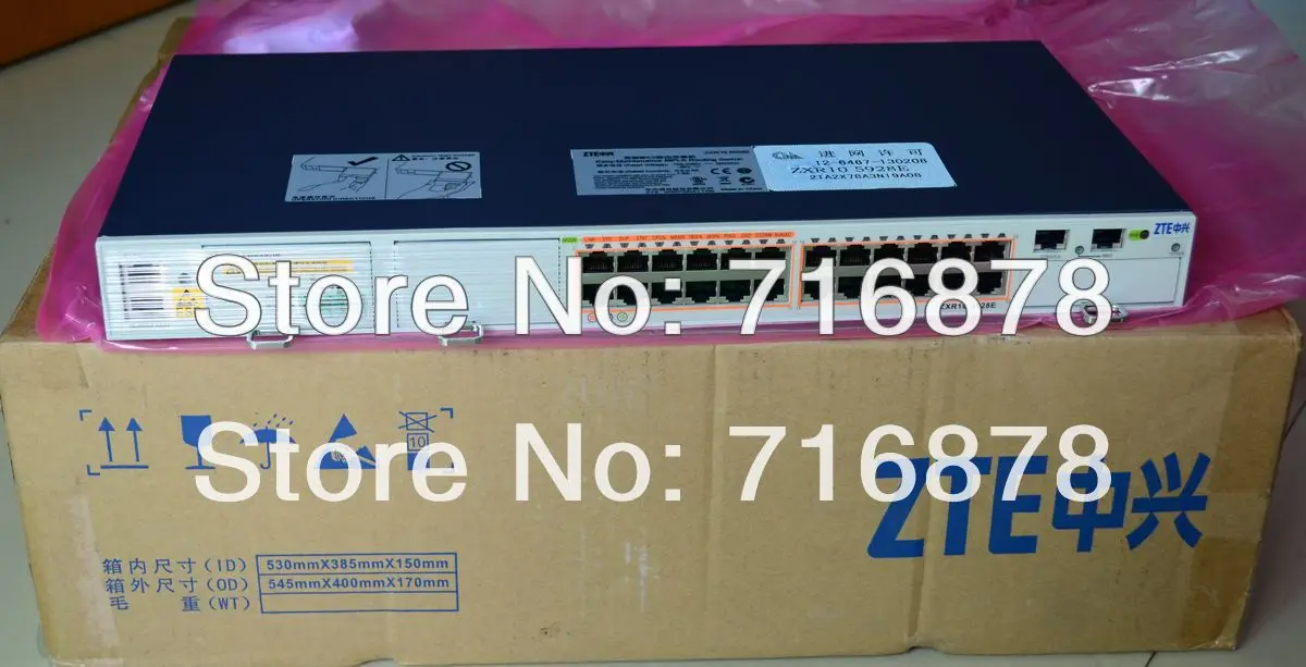 ZXR10 5928E-DC 24pcs*RJ45 port Switch include 1PCS or 2pcs DC Power, include 59EC-4GE or 59EC-4XG or without uplink
ZXR10 5928E-DC 24pcs*RJ45 port Switch include 1PCS or 2pcs DC Power, include 59EC-4GE or 59EC-4XG or without uplink