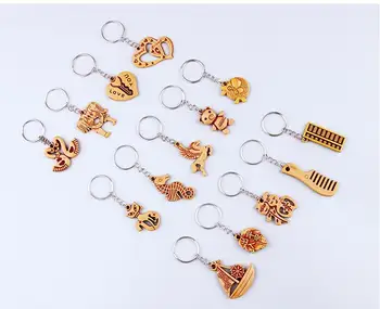 Exquisite imitation mahogany key chain small gift imitation wood keychain mix design
Exquisite imitation mahogany key chain small gift imitation wood keychain mix design