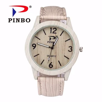 PINBO Simulation Wooden Reloje Quartz Men Watches Casual Wooden Color Leather Strap Watch Wood Male Wristwatch Relogio Masculino 
PINBO Simulation Wooden Reloje Quartz Men Watches Casual Wooden Color Leather Strap Watch Wood Male Wristwatch Relogio Masculino