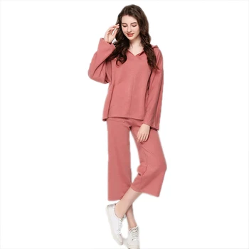 2019 New Tracksuits Women 2 Pieces Set hooded Causal sweatshirt Pullover batwings Sleeve tops+wide legging pants Women's Set 5XL
2019 New Tracksuits Women 2 Pieces Set hooded Causal sweatshirt Pullover batwings Sleeve tops+wide legging pants Women's Set 5XL