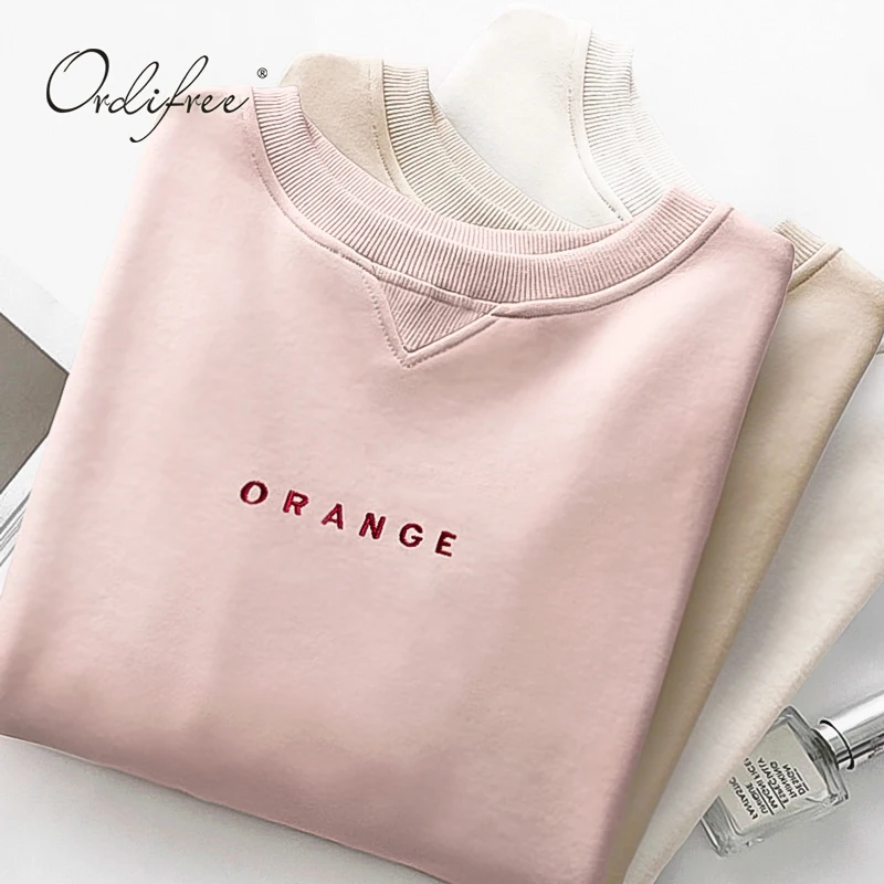 Ordifree 2019 Autumn Winter Women Hoodies and Sweatshirt Warm Fleece Letter Print Casual Sweatshirt Pullover
Ordifree 2019 Autumn Winter Women Hoodies and Sweatshirt Warm Fleece Letter Print Casual Sweatshirt Pullover