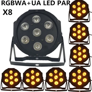8pcs/ RGBWA+UV led Par light dmx512 control rgbwa+uv 6in1 par led disco lights professional dj equipment 100% new
8pcs/ RGBWA+UV led Par light dmx512 control rgbwa+uv 6in1 par led disco lights professional dj equipment 100% new