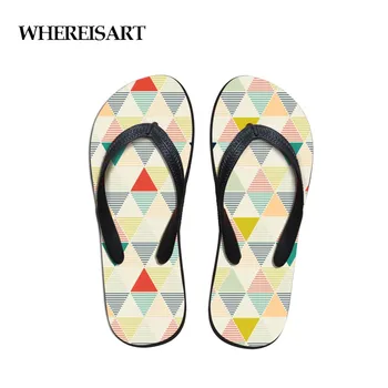 WHEREISART Daily Wear Men's Flip Flops Beach Shoes Outside Sandals Teen Boys Colorful Geometric Triangle Fit Flops Slippers 
WHEREISART Daily Wear Men's Flip Flops Beach Shoes Outside Sandals Teen Boys Colorful Geometric Triangle Fit Flops Slippers