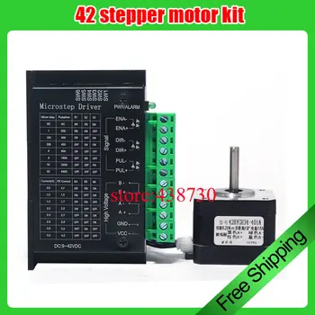 42 stepper motor kit 42BYGH34 torque 0.28N.M long 34MM + driver 4.0A motor controller
42 stepper motor kit 42BYGH34 torque 0.28N.M long 34MM + driver 4.0A motor controller