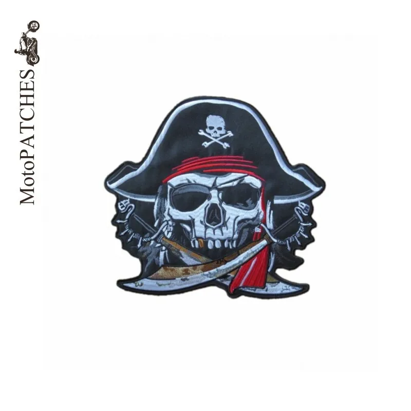 Motorcycle Jacket Patch, Skull Pirate Custom Motorcycle Racing Patches Embroidered Iron On Patches 2015 New Hot Sale
Motorcycle Jacket Patch, Skull Pirate Custom Motorcycle Racing Patches Embroidered Iron On Patches 2015 New Hot Sale