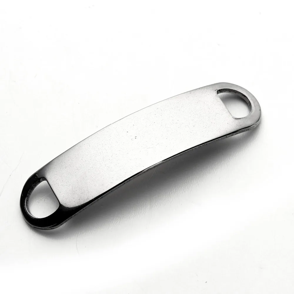 Wholesale 10pcs/lot 10x45mm Silver Stainless Steel Oval Bent Blank Stamping Connector Bar for Handmade Bracelets Jewelry Making
Wholesale 10pcs/lot 10x45mm Silver Stainless Steel Oval Bent Blank Stamping Connector Bar for Handmade Bracelets Jewelry Making