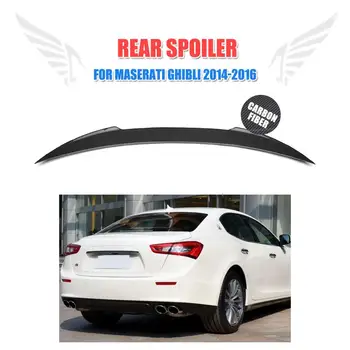 Carbon Fiber Car Auto Rear Spoiler Trunk boot lip Wing for Maserati Ghibli 4-Door 2014-2016
Carbon Fiber Car Auto Rear Spoiler Trunk boot lip Wing for Maserati Ghibli 4-Door 2014-2016