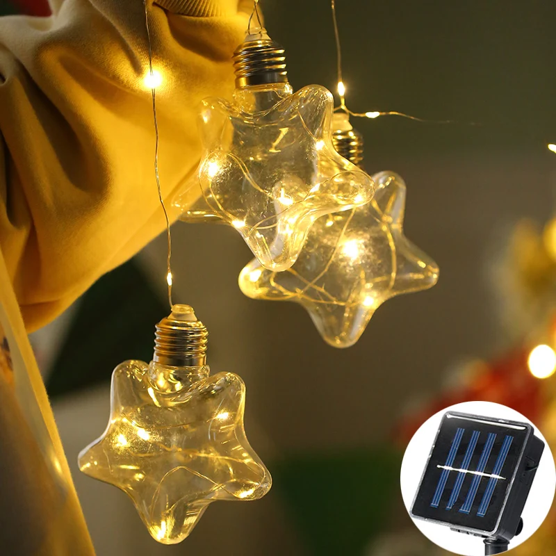 Geometric Star Bottle Wedding Solar String Fairy Light Christmas LED Festoon Led String Light Party Garden Garland On The Window
Geometric Star Bottle Wedding Solar String Fairy Light Christmas LED Festoon Led String Light Party Garden Garland On The Window