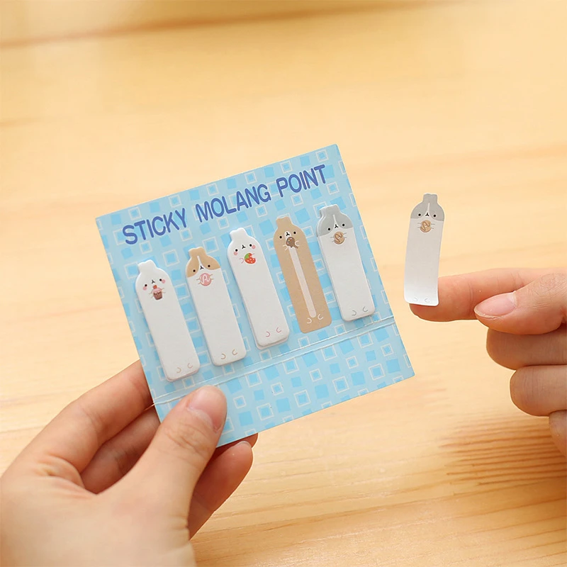 DL Korean cute sticky paper creative platoon station molang rabbit finger note book N post note memorandum Teaching equipment st
DL Korean cute sticky paper creative platoon station molang rabbit finger note book N post note memorandum Teaching equipment st
