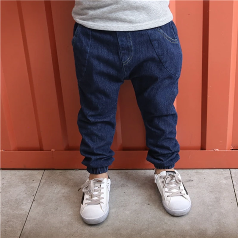Baby Boys and childrens Harlan jeans Pants clothes In the Winter South Korean style Stylish Add wool jeans kids Clothing LRZLYX-A6 (3)