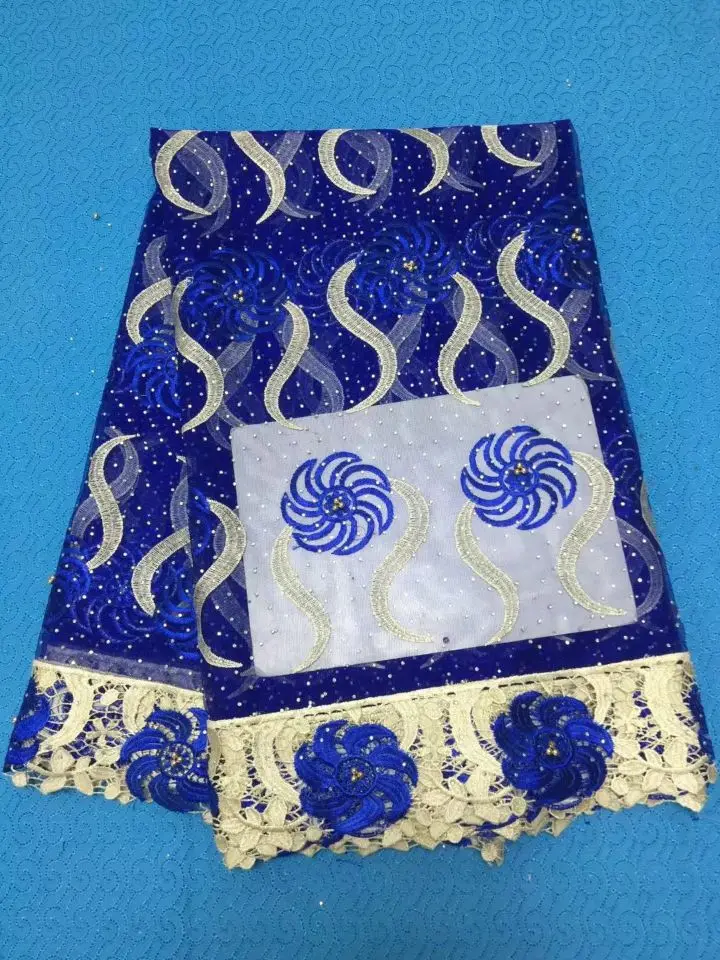5 Yards/pc Beautiful royal blue flower french net lace embroidery african mesh lace fabric with rhinestone for dress BN97-2
5 Yards/pc Beautiful royal blue flower french net lace embroidery african mesh lace fabric with rhinestone for dress BN97-2