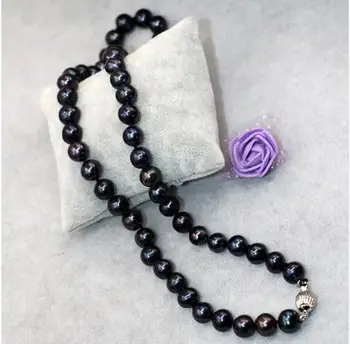 Women Gift Freshwater New fashion 9-10mm natural black freshwater cultured nearround pearl beads necklace for gifts women charms
Women Gift Freshwater New fashion 9-10mm natural black freshwater cultured nearround pearl beads necklace for gifts women charms