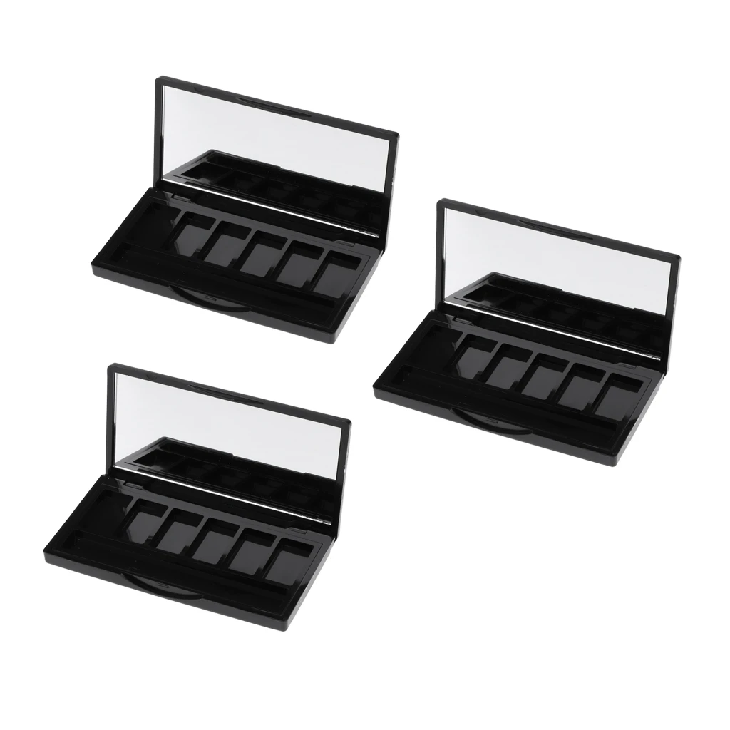 Pack 3 Empty Makeup Palette for Eyeshadow Lipstick Blush Eyebrow Powder Cosmetics DIY with Mirror Container
Pack 3 Empty Makeup Palette for Eyeshadow Lipstick Blush Eyebrow Powder Cosmetics DIY with Mirror Container