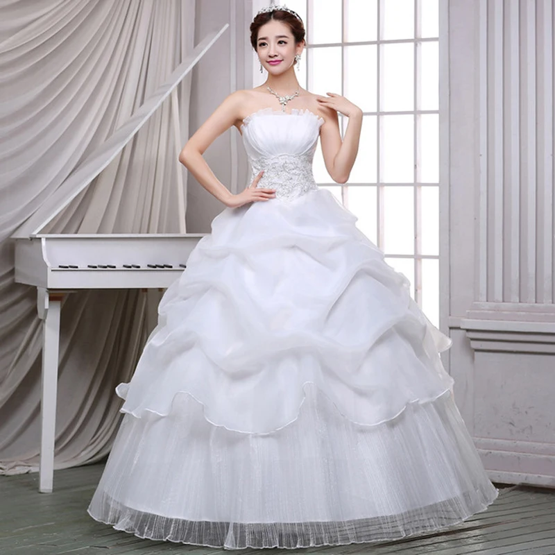 Vestidos De Novia New Real Photo lace Wedding Dresses White applique Bride Gowns princess pearl Wedding Dress
Vestidos De Novia New Real Photo lace Wedding Dresses White applique Bride Gowns princess pearl Wedding Dress