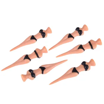 Professional 6pc/Set 78mm Plastic Golf Tees Sexy Bikini Lady Castle Golf Tee Height Control Golf Accessories Black
Professional 6pc/Set 78mm Plastic Golf Tees Sexy Bikini Lady Castle Golf Tee Height Control Golf Accessories Black