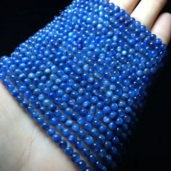 Kyanite blue round 4mm 15" for DIY jewelry making loose beads FPPJ wholesale beads nature gem stone
Kyanite blue round 4mm 15" for DIY jewelry making loose beads FPPJ wholesale beads nature gem stone