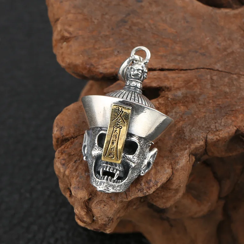 Manufacturers Wholesale S925 Sterling Silver Chain Pendant Men And Women Jewelry Creative Retro Thai Silver Skull Zombie Pendant
Manufacturers Wholesale S925 Sterling Silver Chain Pendant Men And Women Jewelry Creative Retro Thai Silver Skull Zombie Pendant