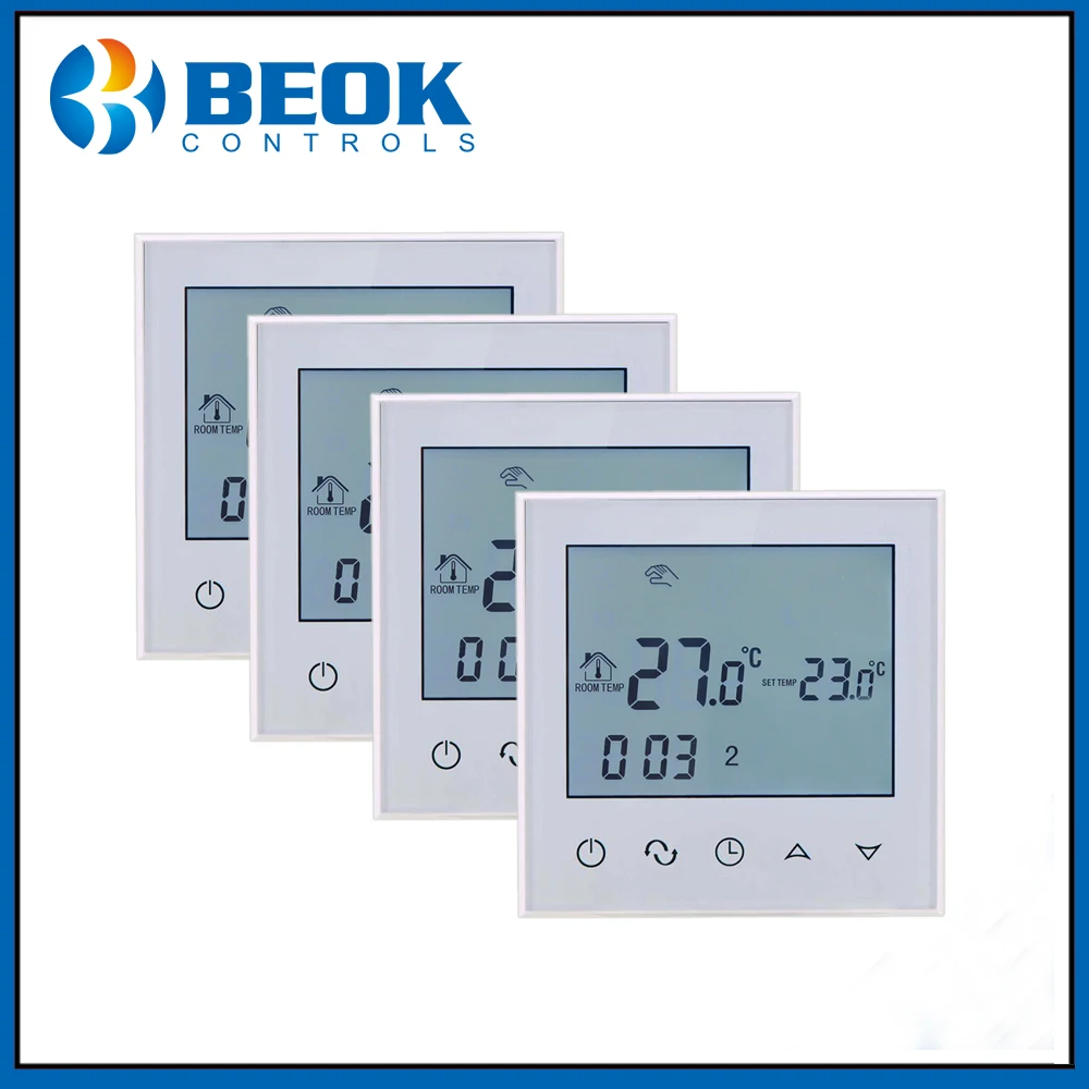 4PCS TDS21-EP Large LCD Touch Screen Room Electric Heating Underfloor Thermostat Smart Temperature Controller Thermoregulator
4PCS TDS21-EP Large LCD Touch Screen Room Electric Heating Underfloor Thermostat Smart Temperature Controller Thermoregulator