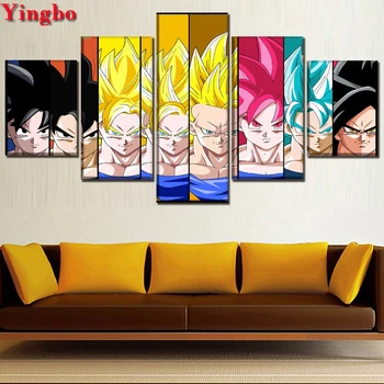 5 PCS DIY Diamond Embroidery Dragon Ball Z Full Square Diamond Painting Kids Room Decor Mosaic Rhinestones Picture Cross Stitch
5 PCS DIY Diamond Embroidery Dragon Ball Z Full Square Diamond Painting Kids Room Decor Mosaic Rhinestones Picture Cross Stitch