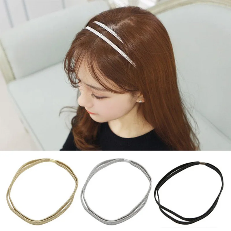 3PCS/Set Elastic Headbands Hot Sale Women Double Sparkling Stretchy Popular Elastic Hair Bands Hair Rope Hair Accessories
3PCS/Set Elastic Headbands Hot Sale Women Double Sparkling Stretchy Popular Elastic Hair Bands Hair Rope Hair Accessories