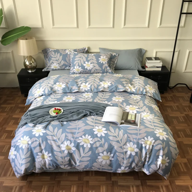 iDouillet Floral Flowers Leaves Pattern Cotton Bedding Set 4pcs Zipper Duvet Cover Bed Flat Sheet Pillow Shams Full Queen King
iDouillet Floral Flowers Leaves Pattern Cotton Bedding Set 4pcs Zipper Duvet Cover Bed Flat Sheet Pillow Shams Full Queen King