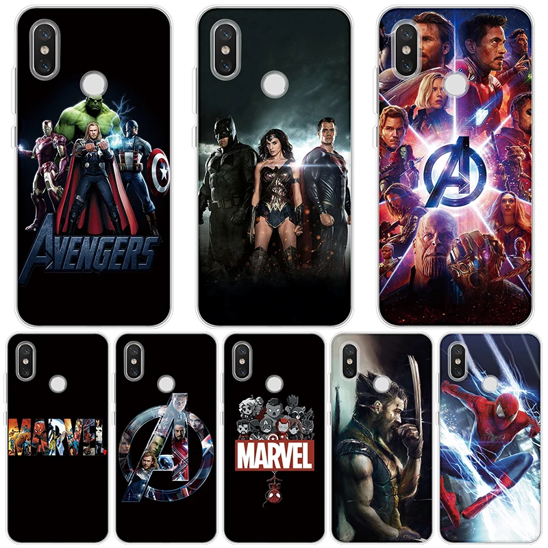 Marvel Avengers Heros Case For Xiaomi Redmi Note 7 6 5 Plus S2 Go 4A 4X 6A 3 3S 4 Pro 5A Cover Coque Soft TPU For Redmi S2 Case
Marvel Avengers Heros Case For Xiaomi Redmi Note 7 6 5 Plus S2 Go 4A 4X 6A 3 3S 4 Pro 5A Cover Coque Soft TPU For Redmi S2 Case