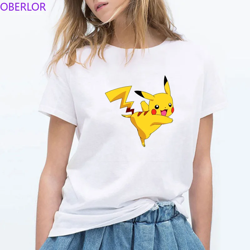 2019 Newest Pokemon Go Women T Shirt Short Sleeve Pikachu Cartoon T-shirt Soft Cotton Retro Printed Funny Tee Shirts Femme
2019 Newest Pokemon Go Women T Shirt Short Sleeve Pikachu Cartoon T-shirt Soft Cotton Retro Printed Funny Tee Shirts Femme