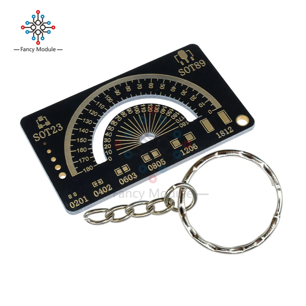 4 см 1 5 дюймов PCB линейка измерительный инструмент многофункциональная резистор