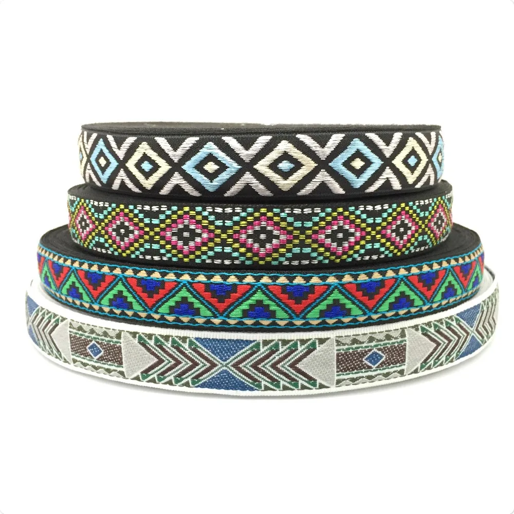 3/4" 18MM~20MM 10YARD/SETS 100% POLYESTER SINGLE FACE GEOMETRIC DOG RIBBON Woven Jacquard Ribbon Zakka Handmade Accessories
3/4" 18MM~20MM 10YARD/SETS 100% POLYESTER SINGLE FACE GEOMETRIC DOG RIBBON Woven Jacquard Ribbon Zakka Handmade Accessories