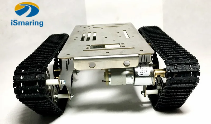 Official iSmaring RC Stainless Steel Tank Car Chassis Crawler Track Tracked Vehicle Tractor with Two Carbon Brush Motor DIY Toy
Official iSmaring RC Stainless Steel Tank Car Chassis Crawler Track Tracked Vehicle Tractor with Two Carbon Brush Motor DIY Toy