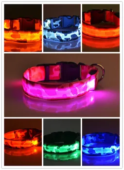 FG3 Free shipping Pet Dog Collar Pet nylon Camouflage Light-emitting collar LED flash luminous collars for Puppy dog yorkshire
FG3 Free shipping Pet Dog Collar Pet nylon Camouflage Light-emitting collar LED flash luminous collars for Puppy dog yorkshire