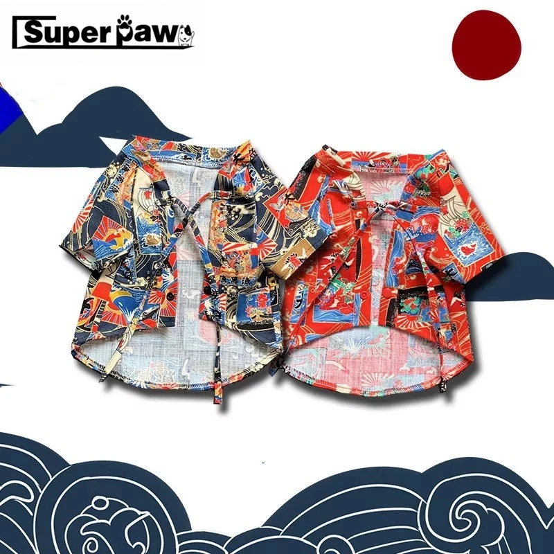 Tide Brand Japan Kimono Shirt for Dogs Puppy Shirt Shiba Inu Summer T-shirt Pet Dog Clothes Bulldog Pets Clothing Costume GSC10
Tide Brand Japan Kimono Shirt for Dogs Puppy Shirt Shiba Inu Summer T-shirt Pet Dog Clothes Bulldog Pets Clothing Costume GSC10