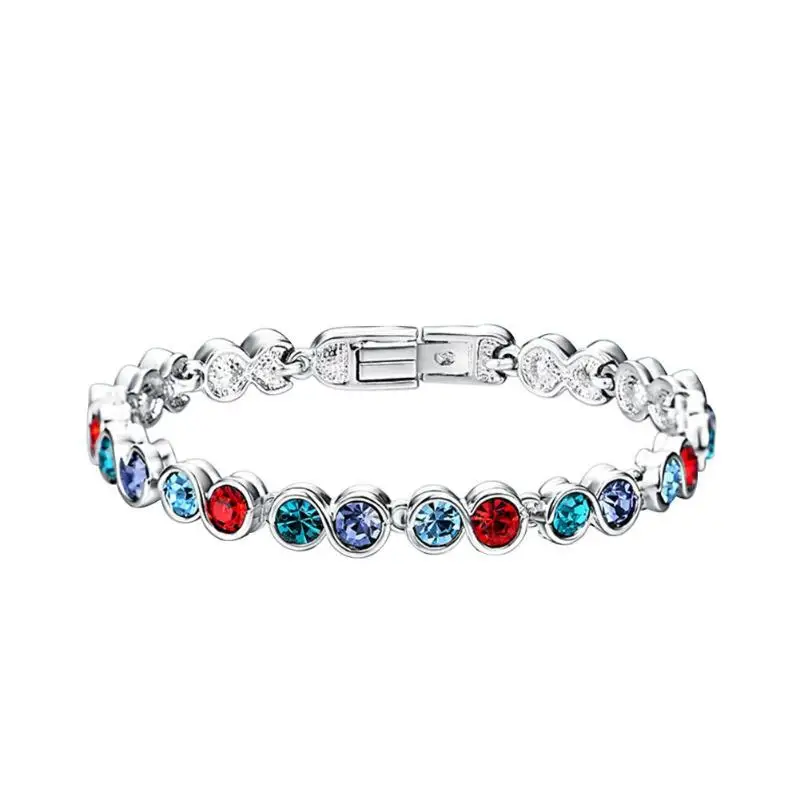 Women Colorful Bracelet for Women Alloy Crystal Fashion Chain Hand Ornament Charm Bracelet Jewelry Bracelet Wholesale
Women Colorful Bracelet for Women Alloy Crystal Fashion Chain Hand Ornament Charm Bracelet Jewelry Bracelet Wholesale