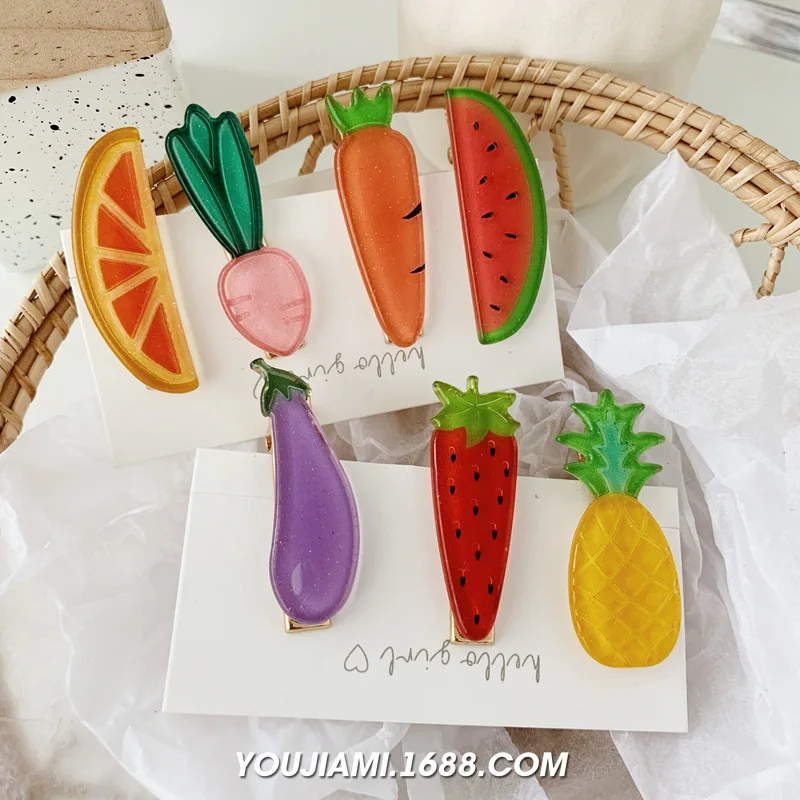1Pcs Cute Candy Colors Fruit BB Clips Hairpins Girls Hair Accessories Children Headwear Baby Hair Clips Headdress
1Pcs Cute Candy Colors Fruit BB Clips Hairpins Girls Hair Accessories Children Headwear Baby Hair Clips Headdress