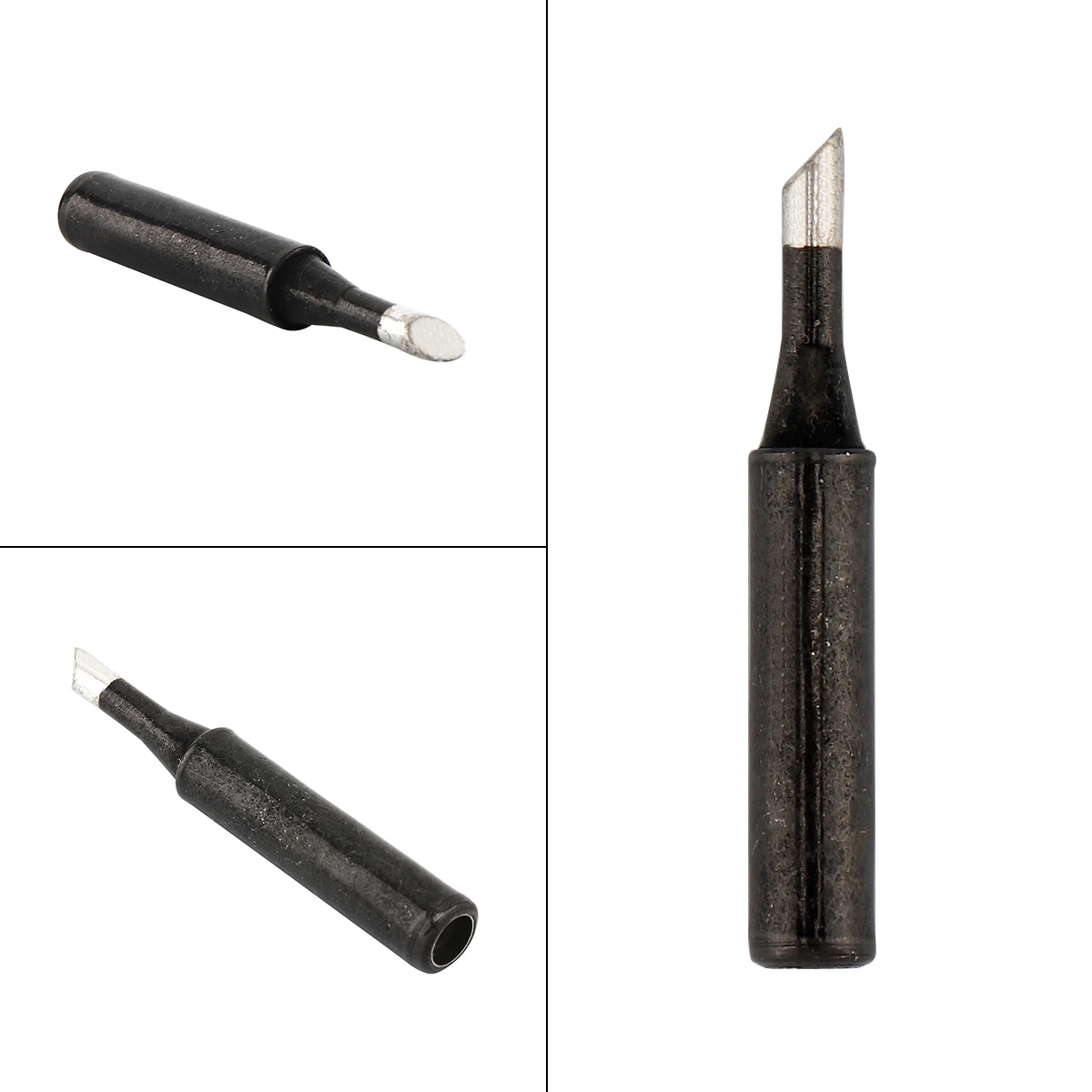 900M-T-3C Solder Tip Lead-free Black Metal Soldering Iron Tips for Hakko / 936 Soldering Rework Station Welding Tips
900M-T-3C Solder Tip Lead-free Black Metal Soldering Iron Tips for Hakko / 936 Soldering Rework Station Welding Tips