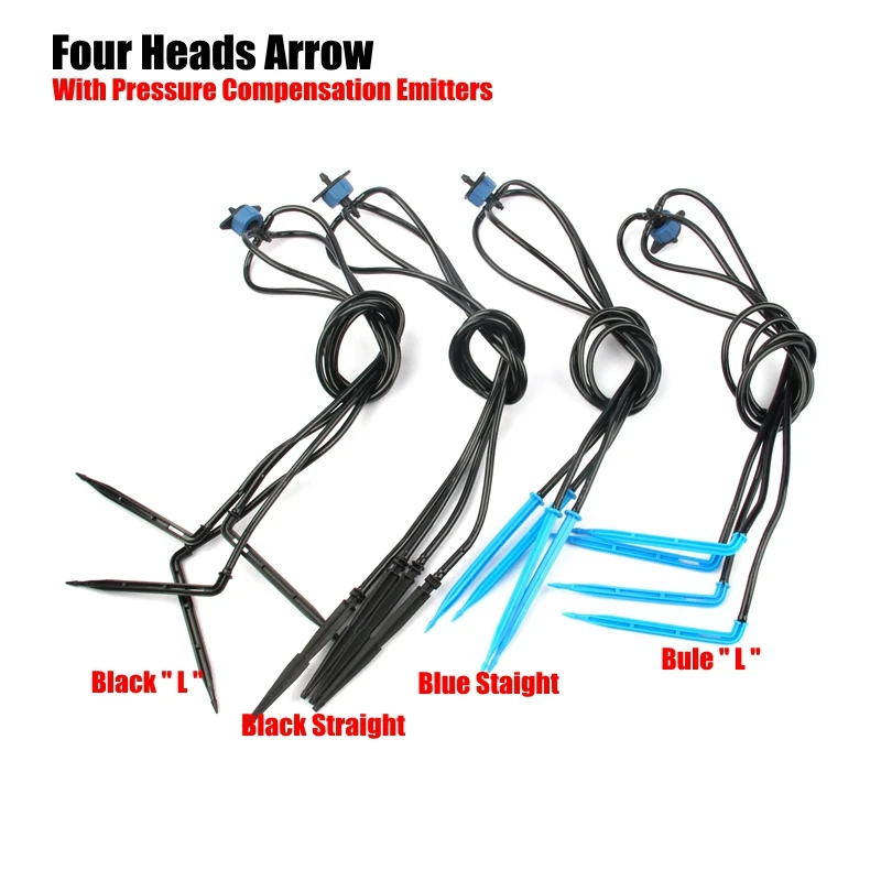25pcs 4 Heads Drip Irrigation Emitters Kits Micro Irrigation System Drip Arrow Dripper Watering Kits With Compensation Emitters
25pcs 4 Heads Drip Irrigation Emitters Kits Micro Irrigation System Drip Arrow Dripper Watering Kits With Compensation Emitters