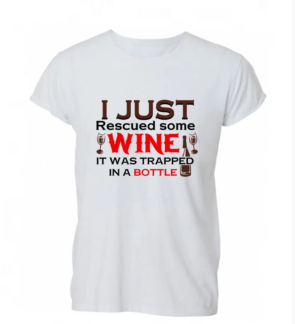 2019 Summer Fashion Casual Men O-Neck T Shirt I Just Rescued Some Wine Trapped In Bottle Funny T Shirt Tshirt Mens Womens Gift
2019 Summer Fashion Casual Men O-Neck T Shirt I Just Rescued Some Wine Trapped In Bottle Funny T Shirt Tshirt Mens Womens Gift