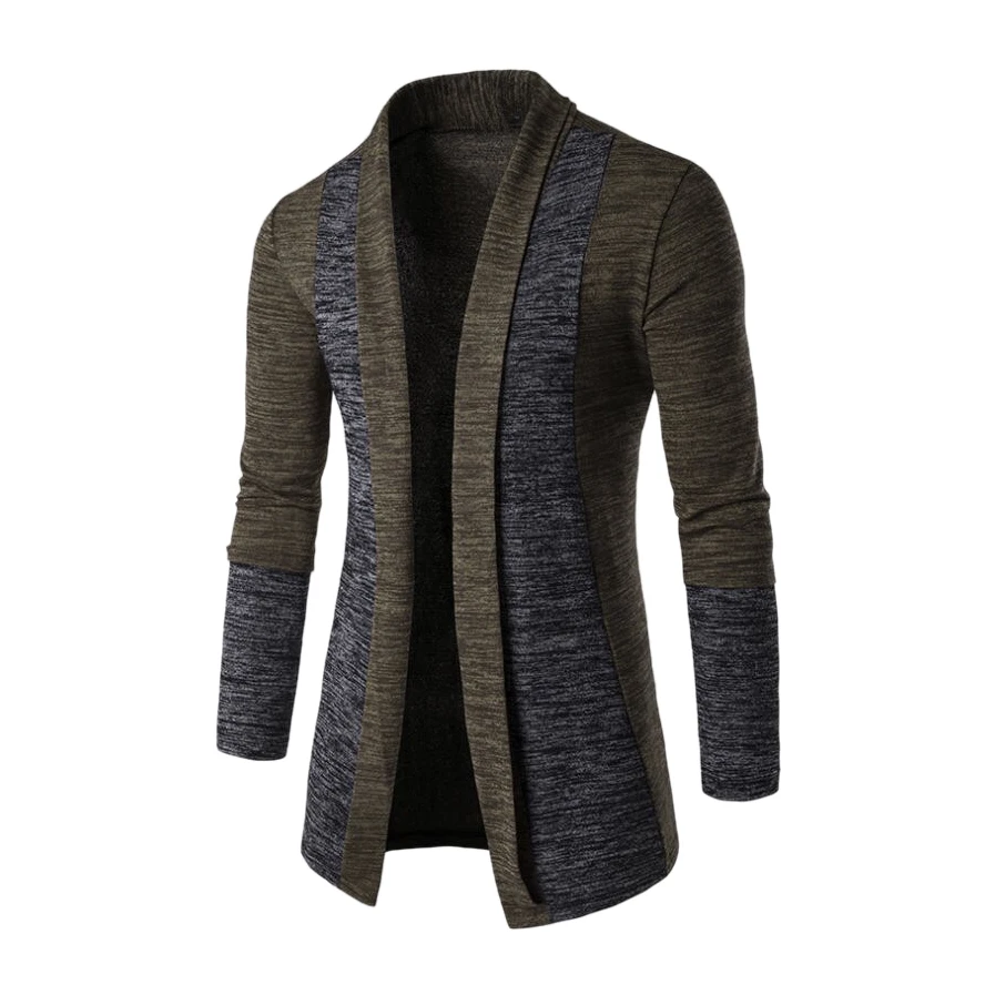 Men Fashion Color Splice Front Open Knitted Cardigan Male Casual Long Sleeve Knitwear Coat Outwear Jacket Tops
Men Fashion Color Splice Front Open Knitted Cardigan Male Casual Long Sleeve Knitwear Coat Outwear Jacket Tops