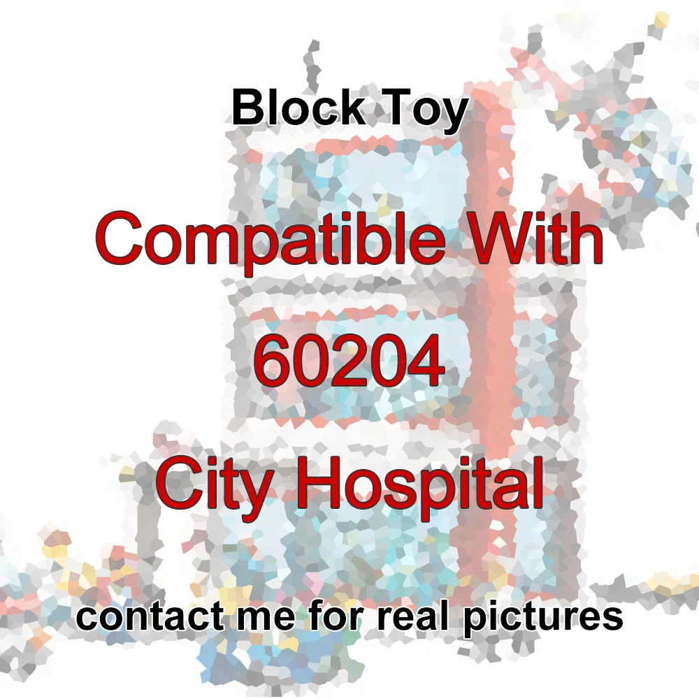 964Pcs 02113 Compatible Legoness City Series 60204 Hospital Set Ambulance Helicopter Minifigs Figures Building Blocks Toys Kids
964Pcs 02113 Compatible Legoness City Series 60204 Hospital Set Ambulance Helicopter Minifigs Figures Building Blocks Toys Kids