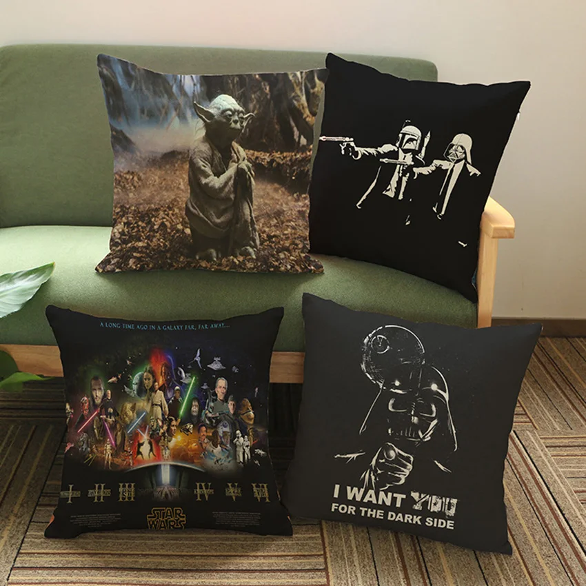 Star Wars Poster Cushion Covers Yoda Stormtrooper Clone Trooper Vander Print Throw Pillow Cases Almofada Funda Cojin Covers
Star Wars Poster Cushion Covers Yoda Stormtrooper Clone Trooper Vander Print Throw Pillow Cases Almofada Funda Cojin Covers